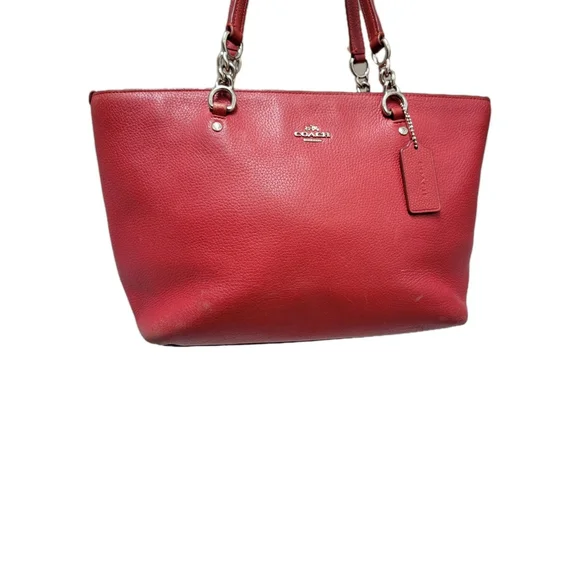 COACH Vintage Women's Leather Pebbled Medium Shoulder Bag